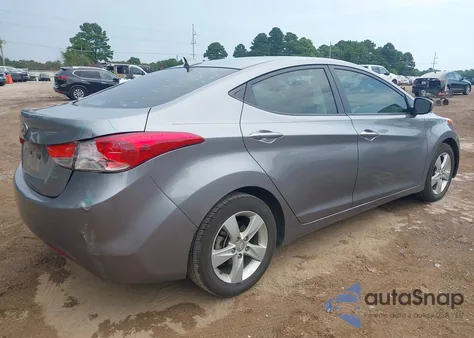 2013 Hyundai Elantra Gls from USA, damaged, VIN KMHDH4AE8DU492699